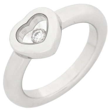 ショパール CHOPARD ハッピーダイヤモンド アイコン 82/2889-20 ホワイトゴールド K18WG ダイヤモンド リング 指輪 750 18K ムービングダイヤ 1P ハート 10号