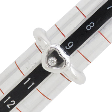 ショパール CHOPARD ハッピーダイヤモンド アイコン 82/2889-20 ホワイトゴールド K18WG ダイヤモンド リング 指輪 750 18K ムービングダイヤ 1P ハート 10号