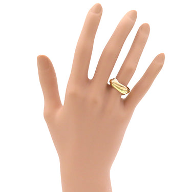 カルティエ Cartier トリニティ クッション リング クラシック ホワイトゴールドXイエローゴールドXピンクゴールド K18WG K18YG K18PG #50(JP10) リング 指輪 3連 3カラー 8号