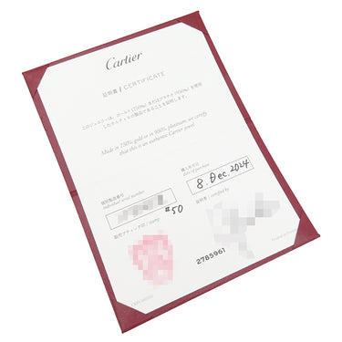 カルティエ Cartier トリニティ クッション リング クラシック ホワイトゴールドXイエローゴールドXピンクゴールド K18WG K18YG K18PG #50(JP10) リング 指輪 3連 3カラー 8号