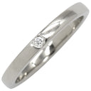 カルティエ Cartier リング ワンポンドダイヤ プラチナシルバー Pt950 ダイヤモンド #48(JP8) リング 指輪 Pt950 プラチナ 1pダイヤ 8号