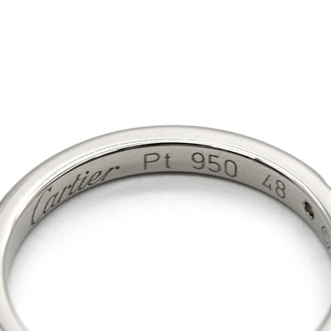 カルティエ Cartier リング ワンポンドダイヤ プラチナシルバー Pt950 ダイヤモンド #48(JP8) リング 指輪 Pt950 プラチナ 1pダイヤ 8号