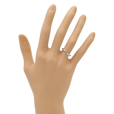 カルティエ Cartier リング ワンポンドダイヤ プラチナシルバー Pt950 ダイヤモンド #48(JP8) リング 指輪 Pt950 プラチナ 1pダイヤ 8号