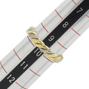 クリスチャン・ディオール Christian Dior 3カラー ツイストリング イエローゴールド×ピンクゴールド×ホワイトゴールド K18YG K18PG K18WG リング 指輪 750 18K   10号