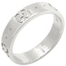グッチ GUCCI アイコン スリム 660070 ホワイトゴールド K18WG #8 リング 指輪 Au750 750 18K 7.5号