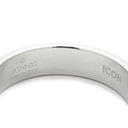 グッチ GUCCI アイコン スリム 660070 ホワイトゴールド K18WG #8 リング 指輪 Au750 750 18K 7.5号