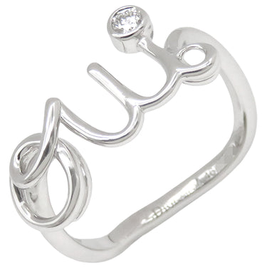 クリスチャン・ディオール Christian Dior ウィ Oui JOUI95002  ホワイトゴールド K18WG ダイヤモンド #46(JP6) リング 指輪 ウイ 1Pダイヤ 6号