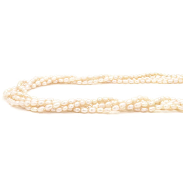 TASAKI TASAKI 淡水パールネックレス 5連 パールホワイト×シルバー シルバー パール ネックレス シルバー