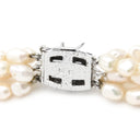 TASAKI TASAKI 淡水パールネックレス 5連 パールホワイト×シルバー シルバー パール ネックレス シルバー