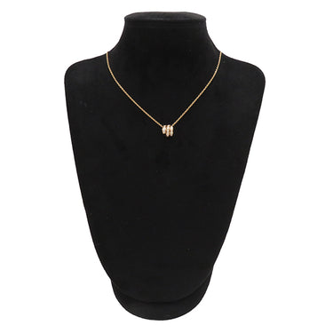 ブルガリ BVLGARI セルペンティ ヴァイパー ピンクゴールド K18PG ダイヤモンド ネックレス ペンダント 18K 750 18金