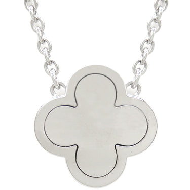 ヴァンクリーフアーペル Van Cleef & Arpels ピュア アルハンブラ ダイヤ ホワイトゴールド K18WG ダイヤモンド ネックレス Au750