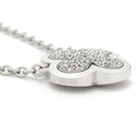 ヴァンクリーフアーペル Van Cleef & Arpels ピュア アルハンブラ ダイヤ ホワイトゴールド K18WG ダイヤモンド ネックレス Au750