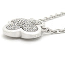 ヴァンクリーフアーペル Van Cleef & Arpels ピュア アルハンブラ ダイヤ ホワイトゴールド K18WG ダイヤモンド ネックレス Au750