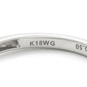 ノンブランド NON BRAND ベルトモチーフ ダイヤリング ホワイトゴールド K18WG ダイヤモンド リング 指輪 750 11号