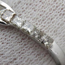 ノンブランド NON BRAND ベルトモチーフ ダイヤリング ホワイトゴールド K18WG ダイヤモンド リング 指輪 750 11号