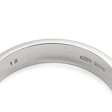 グッチ GUCCI アイコン スリム 660070 ホワイトゴールド K18WG #18 リング 指輪 Au750 18K ホワイトゴールド 17号