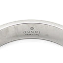 グッチ GUCCI アイコン スリム 660070 ホワイトゴールド K18WG #18 リング 指輪 Au750 18K ホワイトゴールド 17号