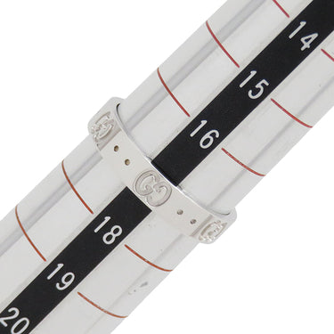 グッチ GUCCI アイコン スリム 660070 ホワイトゴールド K18WG #18 リング 指輪 Au750 18K ホワイトゴールド 17号