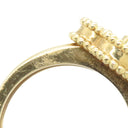 ヴァンクリーフアーペル Van Cleef & Arpels ヴィンテージ アルハンブラ VCARA41000 ブラックXイエローゴールド K18YG ダイヤモンド オニキス #55(JP15) リング 指輪 Au750 18金 14.5号