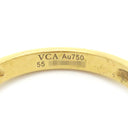 ヴァンクリーフアーペル Van Cleef & Arpels ヴィンテージ アルハンブラ VCARA41000 ブラックXイエローゴールド K18YG ダイヤモンド オニキス #55(JP15) リング 指輪 Au750 18金 14.5号