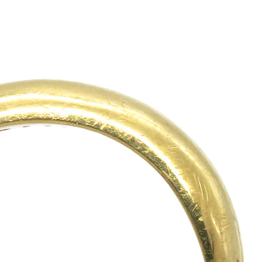 ティファニー Tiffany & Co オープンハート イエローゴールド K18YG リング 指輪 T＆Co. 750 750YG エルサ ペレッティ 9号