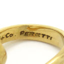 ティファニー Tiffany & Co オープンハート イエローゴールド K18YG リング 指輪 T＆Co. 750 750YG エルサ ペレッティ 9号