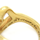 ティファニー Tiffany & Co オープンハート イエローゴールド K18YG リング 指輪 T＆Co. 750 750YG エルサ ペレッティ 9号