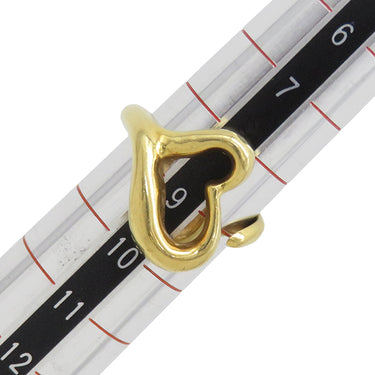 ティファニー Tiffany & Co オープンハート イエローゴールド K18YG リング 指輪 T＆Co. 750 750YG エルサ ペレッティ 9号