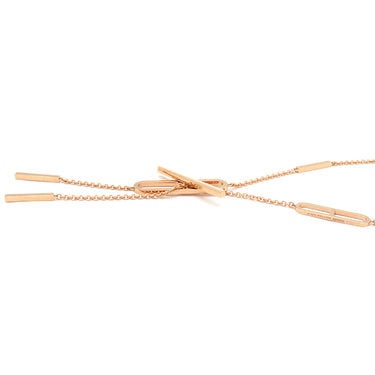 エルメス HERMES エヴァーシェーヌダンクル H118240B 00ST ローズゴールド K18PG ST ネックレス ピンクゴールド 18K 750AU