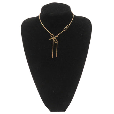 エルメス HERMES エヴァーシェーヌダンクル H118240B 00ST ローズゴールド K18PG ST ネックレス ピンクゴールド 18K 750AU