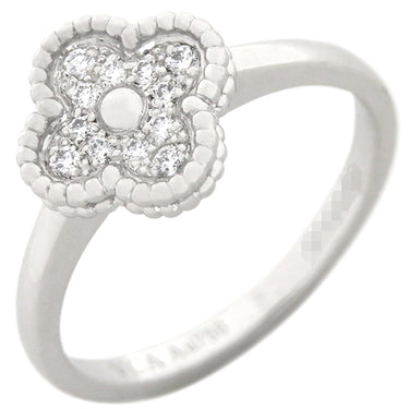 ヴァンクリーフアーペル Van Cleef & Arpels スウィート アルハンブラ VCARO85800 ホワイトゴールド K18WG ダイヤモンド #50(JP10) リング 指輪 750WG 18K 18金 9.5号