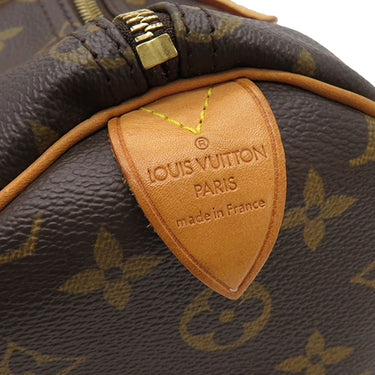 ルイヴィトン LOUIS VUITTON スピーディ 35 M41524 モノグラム モノグラムキャンバス ボストンバッグ ゴールド金具 茶 ボストン 鍵・パドロック欠品
