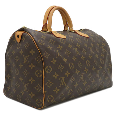 ルイヴィトン LOUIS VUITTON スピーディ 35 M41524 モノグラム モノグラムキャンバス ボストンバッグ ゴールド金具 茶 ボストン 鍵・パドロック欠品