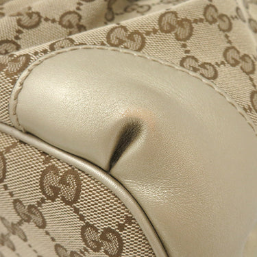 グッチ GUCCI スーキー トートバッグ 247902 ベージュ×ゴールド GGキャンバス レザー 2WAYバッグ シャンパンゴールド金具 ハンドバッグ ショルダーバッグ