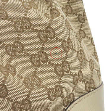 グッチ GUCCI スーキー トートバッグ  247902 ベージュ×ゴールド GGキャンバス レザー 2WAYバッグ シャンパンゴールド金具 ハンドバッグ ショルダーバッグ