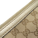 グッチ GUCCI スーキー トートバッグ  247902 ベージュ×ゴールド GGキャンバス レザー 2WAYバッグ シャンパンゴールド金具 ハンドバッグ ショルダーバッグ