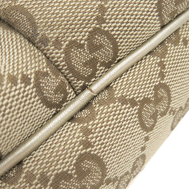 グッチ GUCCI スーキー トートバッグ  247902 ベージュ×ゴールド GGキャンバス レザー 2WAYバッグ シャンパンゴールド金具 ハンドバッグ ショルダーバッグ