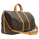 ルイヴィトン LOUIS VUITTON キーポル バンドリエール50 M41416 モノグラム モノグラムキャンバス ボストンバッグ ゴールド金具 茶 鍵/パドロック/ネームタグ/ポワニエ欠品