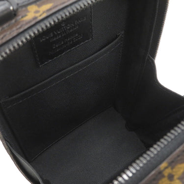 ルイヴィトン LOUIS VUITTON タフタ―ジュ ヴァーティカル ソフトトランク M45044 モノグラム モノグラムキャンバス レザー タフタ―ジュ ショルダーバッグ マットブラック金具 茶 黒 斜め掛け