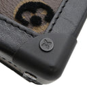 ルイヴィトン LOUIS VUITTON タフタ―ジュ ヴァーティカル ソフトトランク M45044 モノグラム モノグラムキャンバス レザー タフタ―ジュ ショルダーバッグ マットブラック金具 茶 黒 斜め掛け