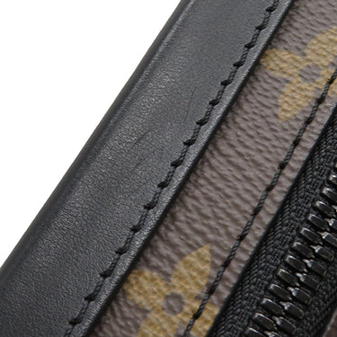 ルイヴィトン LOUIS VUITTON タフタ―ジュ ヴァーティカル ソフトトランク M45044 モノグラム モノグラムキャンバス レザー タフタ―ジュ ショルダーバッグ マットブラック金具 茶 黒 斜め掛け