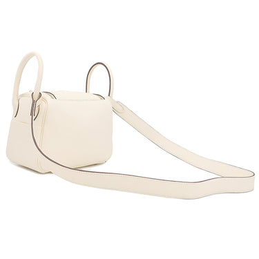 エルメス HERMES リンディ ミニ 20 ナタ トリヨンクレマンス ショルダーバッグ ゴールド金具 新品 未使用 アイボリー　