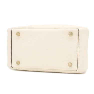 エルメス HERMES リンディ ミニ 20 ナタ トリヨンクレマンス ショルダーバッグ ゴールド金具 新品 未使用 アイボリー　