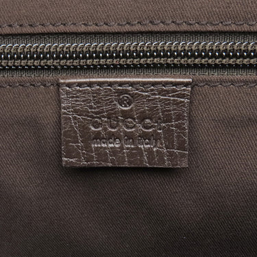 グッチ GUCCI GG ボストンバッグ 131176 ベージュ×ダークブラウン GGスプリームキャンバス ボストンバッグ シルバー金具 茶 シェリーライン ガンメタル金具