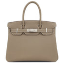 エルメス HERMES バーキン30 エトゥープ トゴ ハンドバッグ シルバー金具 グレージュ 新品 未使用 新刻印