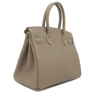 エルメス HERMES バーキン30 エトゥープ トゴ ハンドバッグ シルバー金具 グレージュ 新品 未使用 新刻印