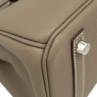 エルメス HERMES バーキン30 エトゥープ トゴ ハンドバッグ シルバー金具 グレージュ 新品 未使用 新刻印