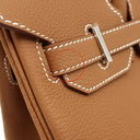 エルメス HERMES バーキン30 ゴールド トゴ ハンドバッグ シルバー金具 茶 新品 未使用 新刻印