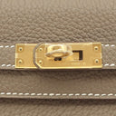 エルメス HERMES ケリー25 内縫い エトゥープ トゴ 2WAYバッグ ゴールド金具 新品 未使用 グレージュ ショルダー