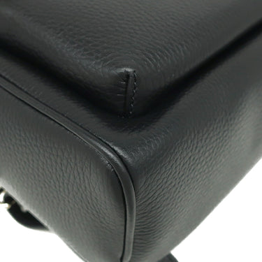 グッチ GUCCI インターロッキングG ソーホー 536192 ブラック レザー リュック・デイパック ゴールド金具 黒  チェーン バックパック